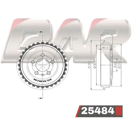 Campanas de freno- VOLKSWAGEN -POLO