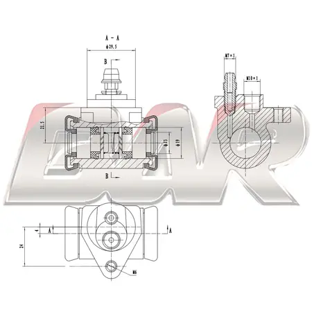 CILINDRO RUEDA Fiat Palio Siena