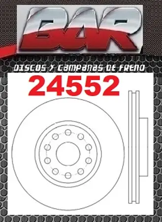 Discos de freno- ALFA ROMEO -166 2.0i 16V / 2.0i 16V Twin Spark / 2.4JTD