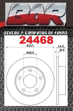 Discos de freno- AUDI -100