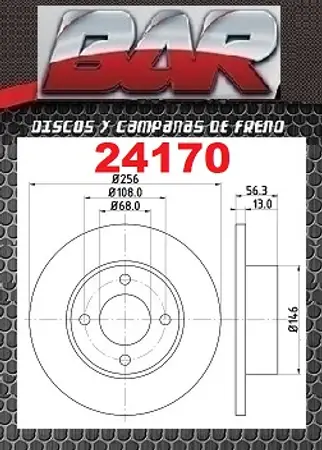 Discos de freno- AUDI -80