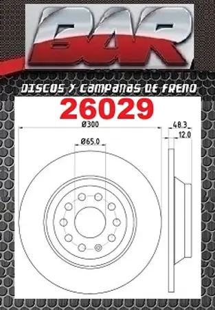 Discos de freno- AUDI -A3