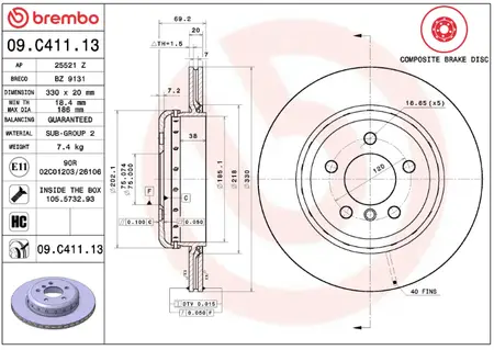 Discos de freno- BMW -518