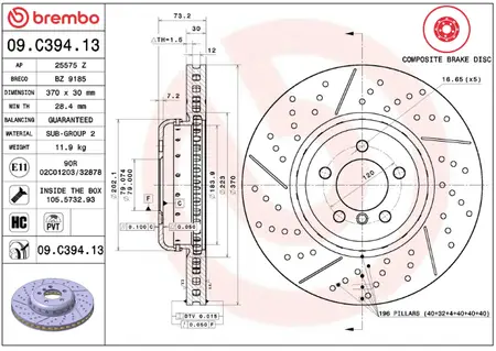 Discos de freno- BMW -Serie 1, 118I, 116I.