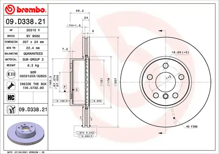 Discos de freno- BMW -SERIE 3 330I