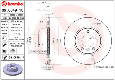 Discos de freno- BMW -Serie 3