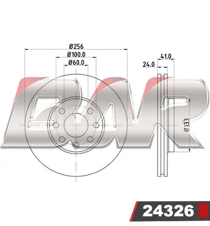 Discos de freno- CHEVROLET/OPEL/GM -Astra 1.8 8v / 2.0 8v 56 APOYO PASTILLA