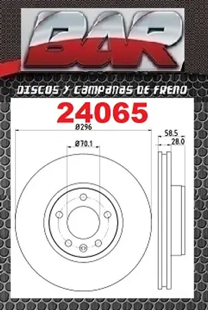 Discos de freno- CHEVROLET/OPEL/GM -Omega CD