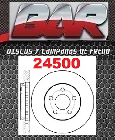 Discos de freno- CHRYSLER - DODGE -Caravan/Grand Caravan - Llanta 14"