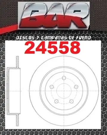 Discos de freno- CHRYSLER - DODGE -Stratus - Tds Modelos - Neon CON CAMPANA PARA PATIN