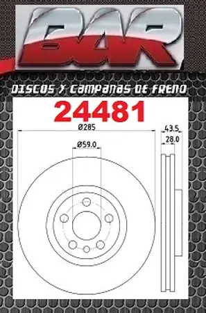 Discos de freno- CITROËN -C8 2,0 Hdi / 2,2 Hdi