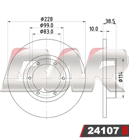 Discos de freno- DACIA -1210/1300/1310/1320