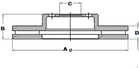Discos de freno- FORD -Transit - Corta