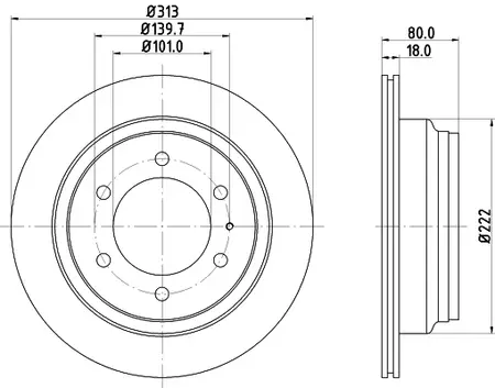 Discos de freno- HONDA -Passport 3.2L 6 cyl