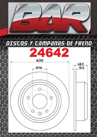 Discos de freno- JAGUAR -XJ6 4.0 / XJR / XJR-S Con Campana