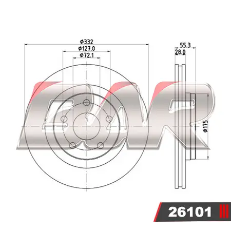 Discos de freno- JEEP -Wrangler 3.6 V6 PENTASTAR