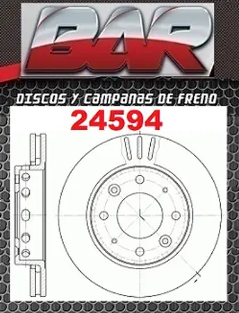 Discos de freno- KIA -Carens 1,8I 16V - Clarus