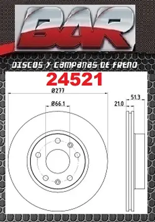 Discos de freno- LAND ROVER -Freelander V1,8i 16V 2,0 TD4 2,5 V6 (LN)