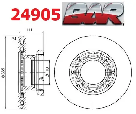 Discos de freno- MERCEDES BENZ -915-Accelo