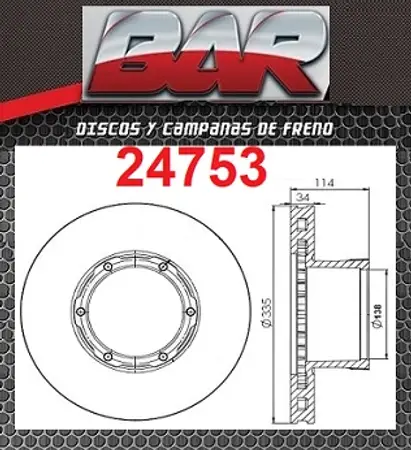 Discos de freno- MERCEDES BENZ -Accelo 915C