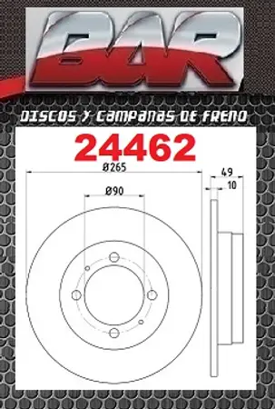 Discos de freno- MITSUBISHI -Lancer IV 1.6i 16V /Colt GTI