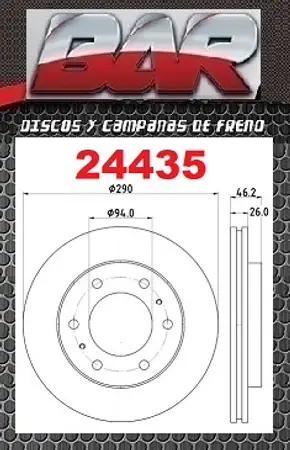 Discos de freno- MITSUBISHI -Montero Full