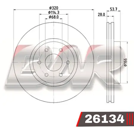 Discos de freno- NISSAN-DATSUN -FRONTIER