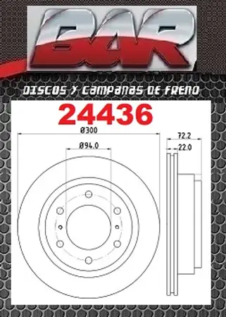 Discos de freno- NISSAN-DATSUN -Montero Full