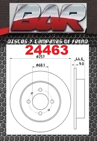 Discos de freno- NISSAN-DATSUN -Sentra 2.0L