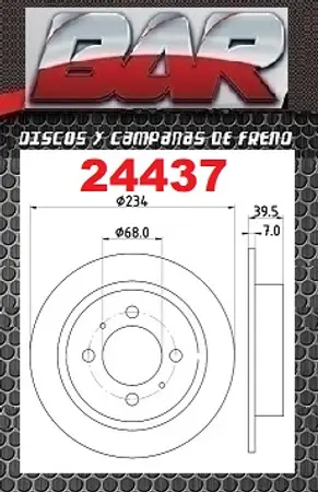 Discos de freno- NISSAN-DATSUN -Sentra