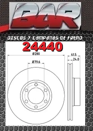 Discos de freno- RENAULT -Master 2.8 Dti / 2.5D