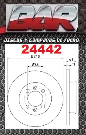 Discos de freno- ROVER -Maestro 1.3/1.6 - Metro 1.4i - Montego 1.3/1.6