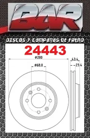 Discos de freno- SAAB -9000