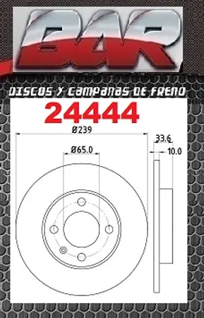 Discos de freno- SEAT -Arosa