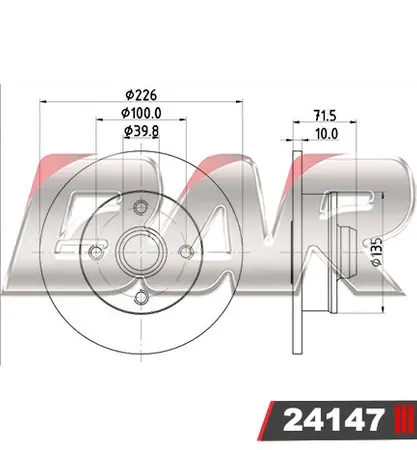 Discos de freno- SEAT -Cordoba / Ibiza