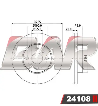 Discos de freno- TOYOTA -Corolla