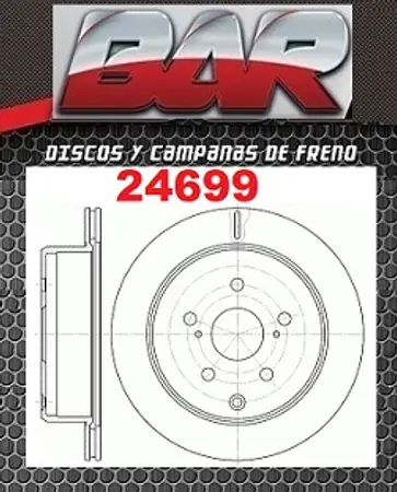 Discos de freno- TOYOTA -Previa