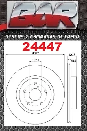 Discos de freno- TOYOTA -Rav 4