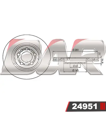 Discos de freno- VOLKSWAGEN -CrossFox 1,6