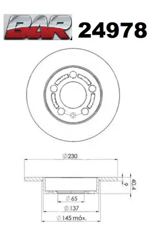 Discos de freno- VOLKSWAGEN -Polo 1,0