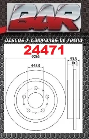 Discos de freno- VOLVO -740 / 760 / 780