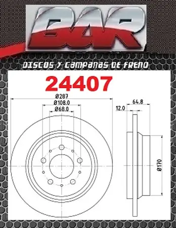 Discos de freno- VOLVO -S80/S60 (Todos Modelos)