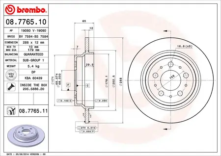 Discos de freno- VOLVO -S80/S60 (Todos Modelos)
