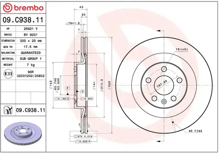Discos de freno- VOLVO -XC90
