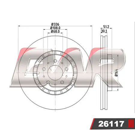 Discos de freno- VOLVO -XC, 2.4 D5.