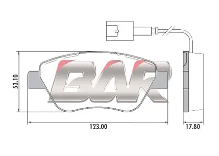 Juego de pastillas de freno- ALFA ROMEO MITO/ FIAT PUNTO