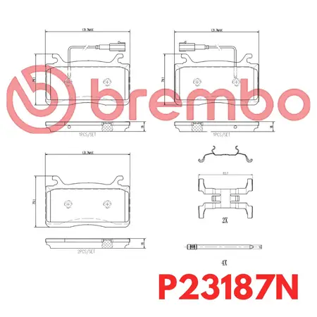 Juego de pastillas de freno- ALFA ROMEO STELVIO 2.0T 12/2016 ->