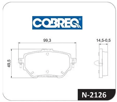 Juego de pastillas de freno- AUDI -A2 1.4 / 1.6