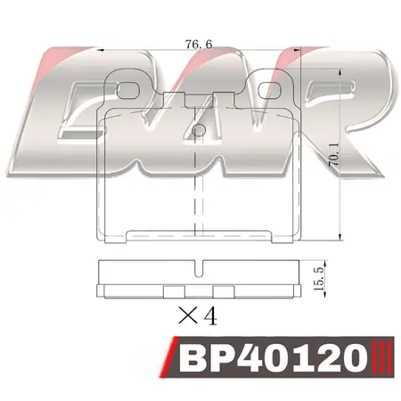 Juego de pastillas de freno- AUDI -A3