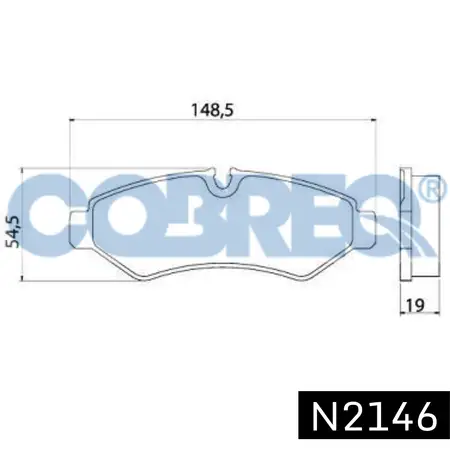 Juego de pastillas de freno- AUDI -A3 1.6 / 1.9 TDI (hasta X800000)